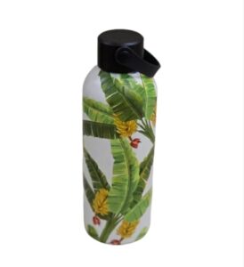ESSENTIALSBYHK Vacuum Insulated Stainless Steel Water Bottle | 500 ML Bottle (Banana Leaf)